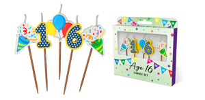 Age 16 Candles 5 Pack