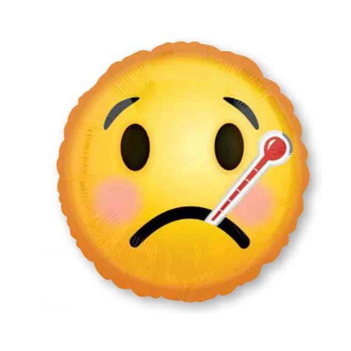 Emoticans/Emoji Get Well Foil Balloon 43cm