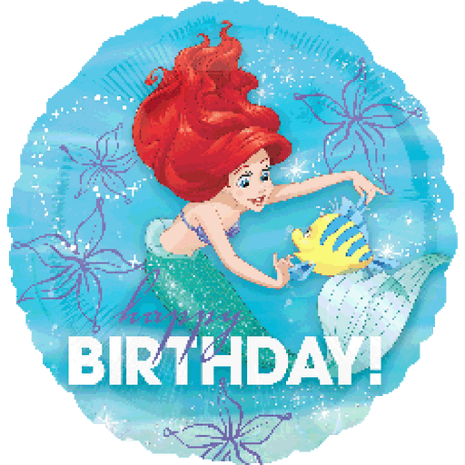 Ariel Dream Big Happy Birthday 43cm Foil Balloon