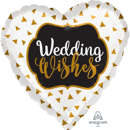 Wedding Wishes 18" Foil Balloon