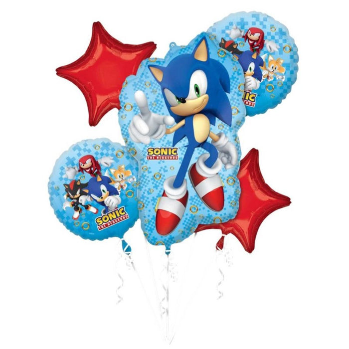 Sonic The Hedgehog Foil Balloon Bouquet Kit