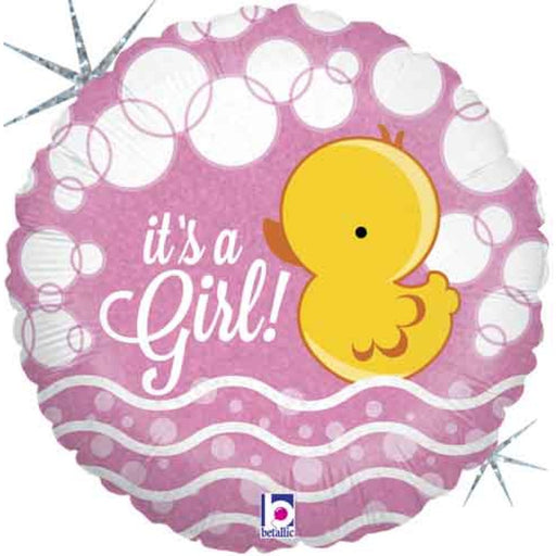 Baby Girl Ducky Foil 18"