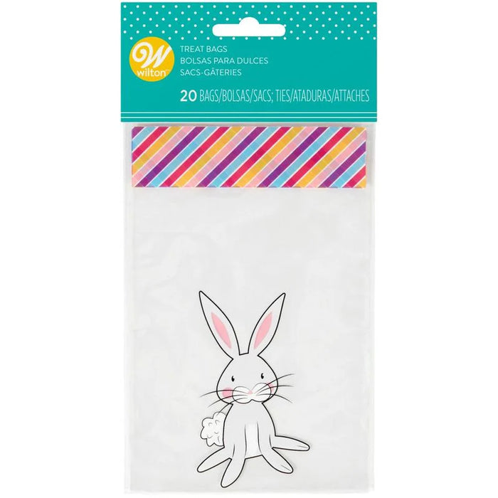 Wilton Easter Bunny Mini Treat Bags, 20 Pack