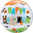 Happy Hallowen Fun Font Bubble 22"