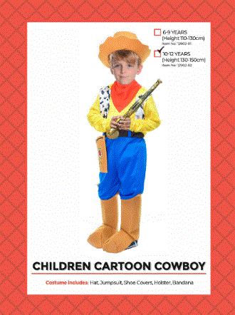 Children's Toy Cowboy Costume