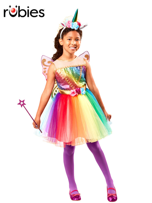 Unicorn Rainbow Tutu Costume Medium 6-8