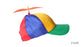 Rainbow Propeller Hat