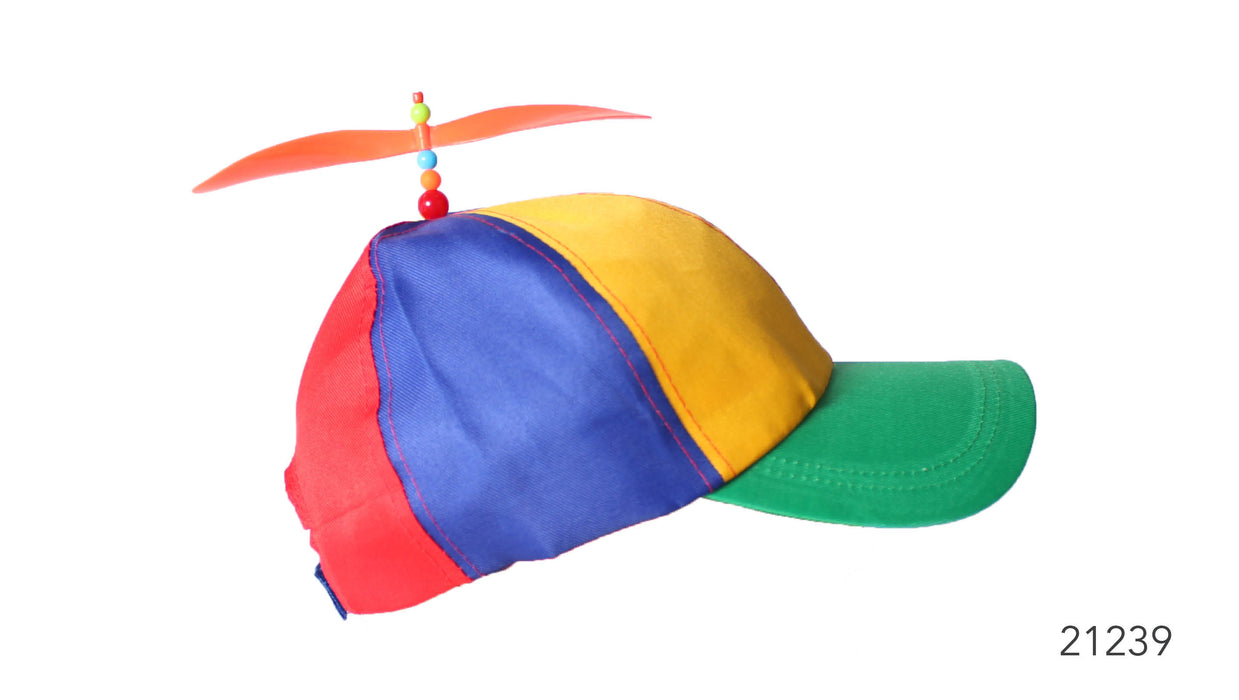 Rainbow Propeller Hat