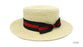 1920s Gatsby Hat (Red/Black Ribbon)