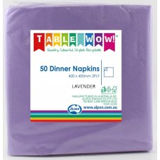 Dinner Napkin Pack 50 - Lavender