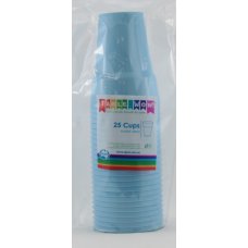 Plastic Cups 20 Pack - Light Blue