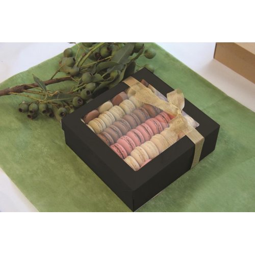 Small Black Grazing/Catering Tray With Lid Size: 225 x 225 x 60mm Pack of 2