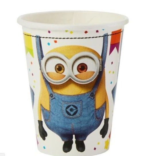 Despicable Me 3 266ml Cups 8 Pack