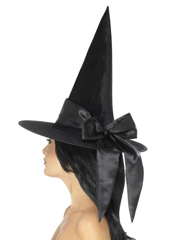 Deluxe Black Witch Hat