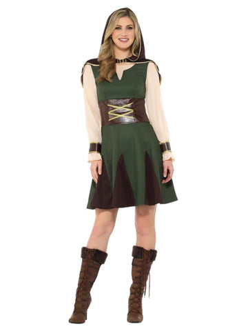 Robin Hood Lady Adult Costume Large