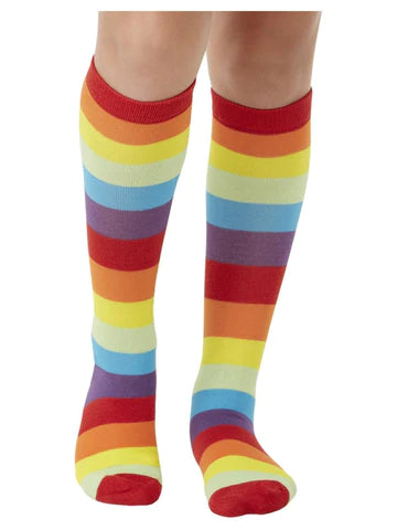 Striped Clown Socks — Red Fox Party Supplies