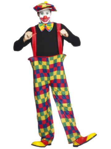 Adult Hooped Clown Costume - Large