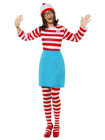 Where's Wally? Wenda Adult Extra Small Costume