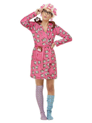 Crazy Cat Lady Pink Adult Costume Medium 12-14