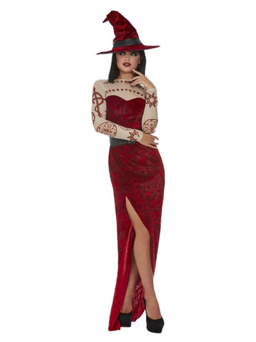 Adult Satanic Red Witch Costume