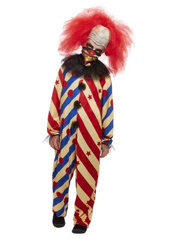 Children's Creepy Clown Costume 7-9 Years