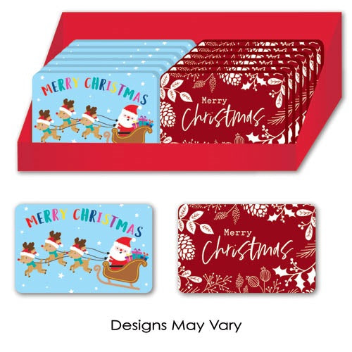 Christmas Gift Card Tin Assorted