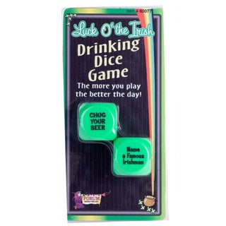 Saint Patrick's Day Drinking Dice Game