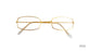 Santa/ Glasses Square, Gold Rim