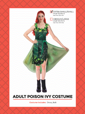 Poison Ivy Adult Costume