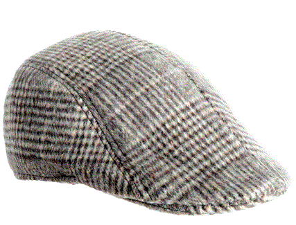 Vintage Flat Cap -  Brown Check