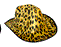 Cowboy Hat Cheetah Pattern