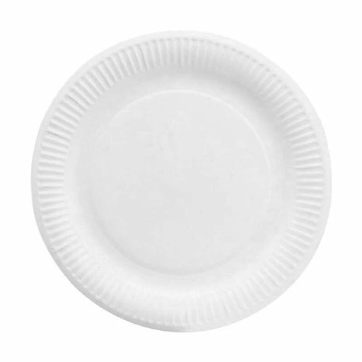 White 9" Paper Plates 50 Pack