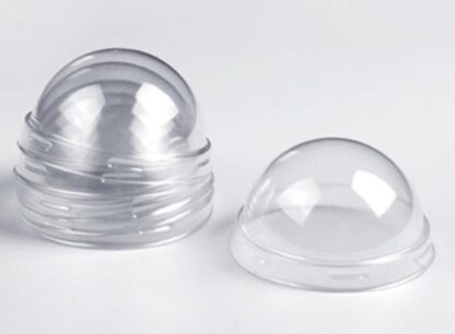 Plastic Dessert Cup Lids 80ml 6pk