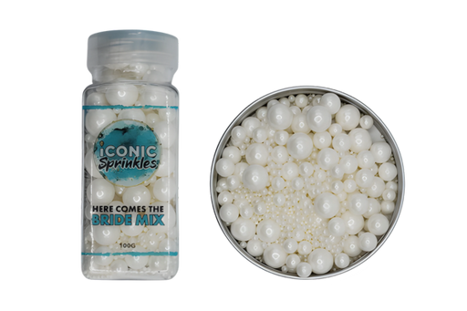 Iconic Here Comes The Bride Sprinkle Mix 100g