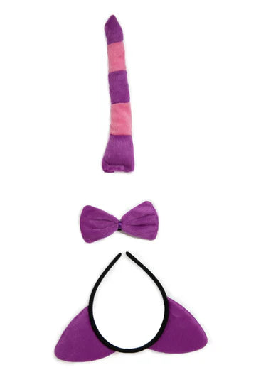 Cheshire Cat Ears Headband & Tail Set