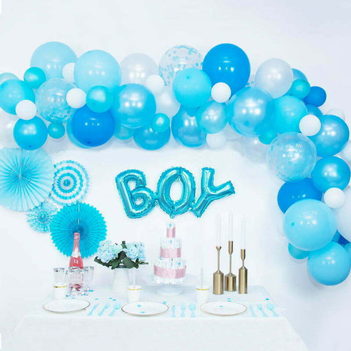 Blue Balloon Garland Uninflated