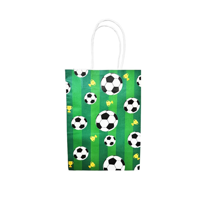 Paper Party Bags Soccer Balls 4 Pk