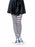 Jada Striped Women's Tights - O/S - Black/White