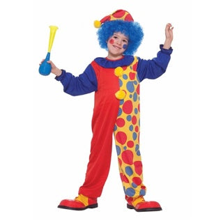 Kids Clown Costume Size 8-10