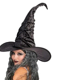 Black Vintage Witch Hat