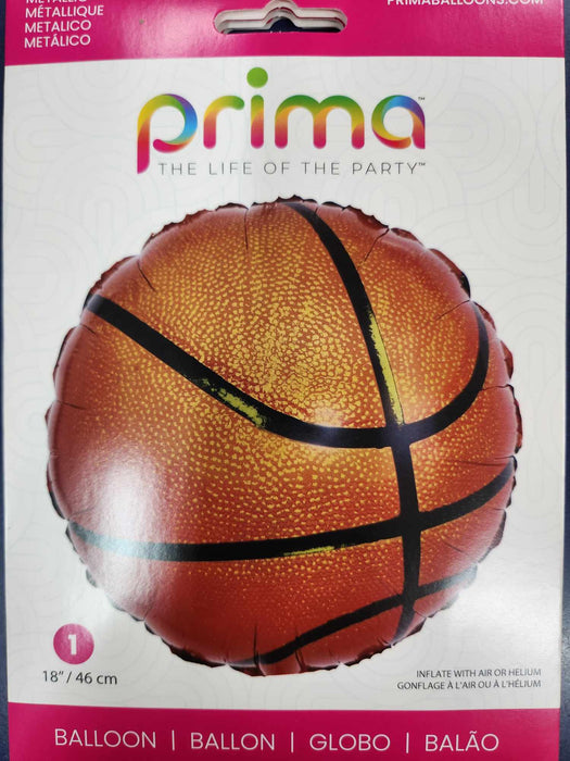 Basketball Foil Balloon 18''