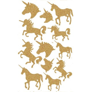 Unicorn Sticker Pack Gold