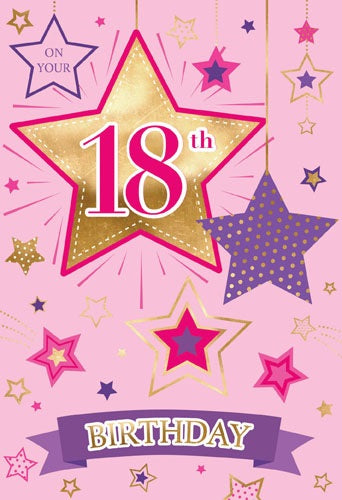 On Your 18th Birthday Day Card