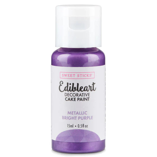 Metallic Bright Purple Edibleart Paint 15ml