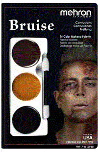 Bruise Tri Colour Make Up Palette Carded