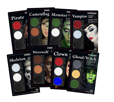 Vampire Tri Colour Make Up Palette Carded