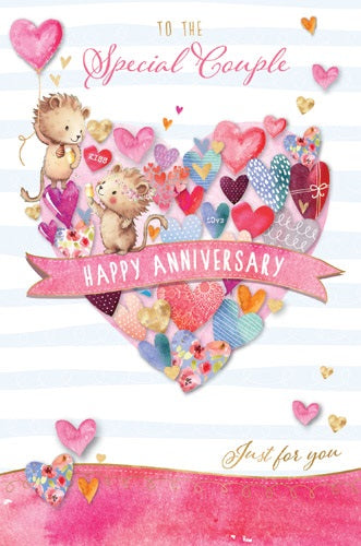 Anniversary Elegance Greeting Card