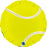 Tennis Ball  Foil 18"/46cm