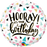 18" Foil Balloon -Hooray Its Your Birthday