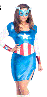 Marvel Miss Amercian Dream Adult Costume - Medium 12-14